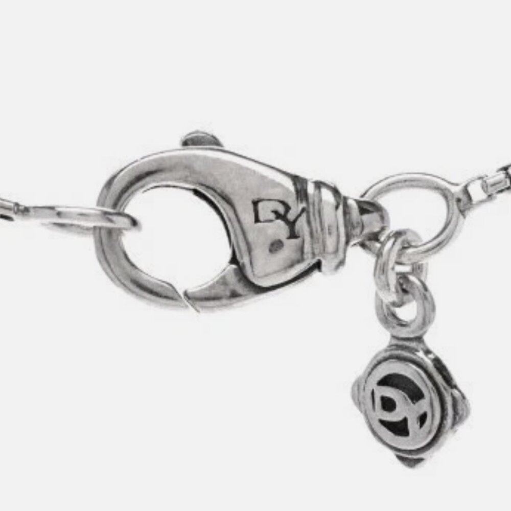 Woman's David Yurman S/S Black Onyx 8mm Petite Châtelaine Pendant Necklace - Picture 5 of 5